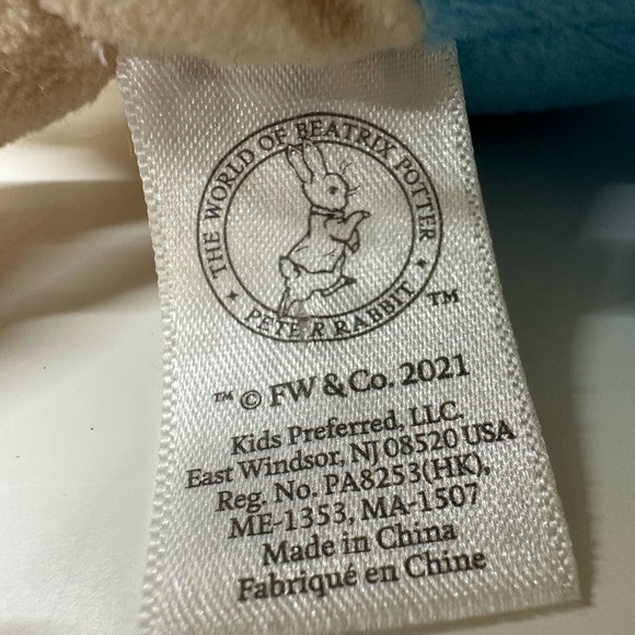 Kids Preferred Beatrix Potter Peter Rabbit Stuffed Animal Plush Toy - Picture 8 of 8